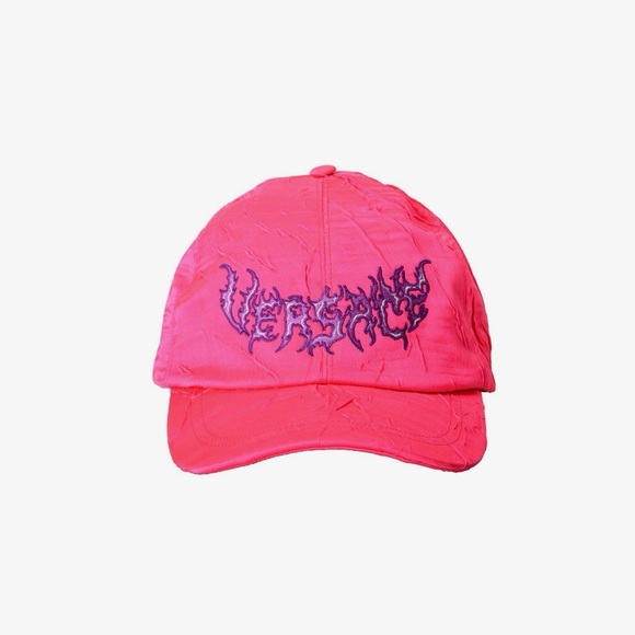 Versace Pink Embroidered Logo Baseball
Cap - Picture 1 of 4